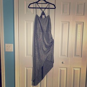 BCBG slinky Gray dress